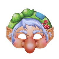 Маска картон "Баба Яга",			