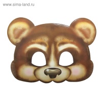 Маска картон "Мишка",															